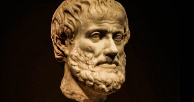 Busto do Filósofo Aristóteles. Obras e doutrinas; de Aristóteles – uma introdução
