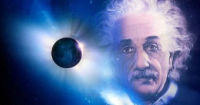 Imagem ilustrativa de Einstein e o Planeta Terra ao fundo