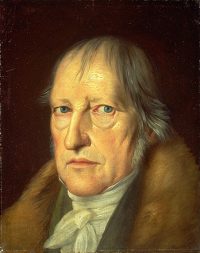 pintura de Hegel. Dialética Hegeliana