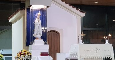Imagem de Nossa Senhora de Fátima no Santuário do Recreio dos Bandeirantes