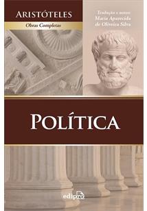 Capa de um livro de Aristóteles.Fragmentos do Livro Política de Aristóteles