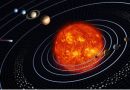 desenho representando o Sol no centro e os planetas ao redor. As influências da Astronomia e a quebra de paradigmas na Modernidade
